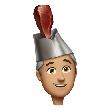 Cute boy who ordered his steak over easy sticker