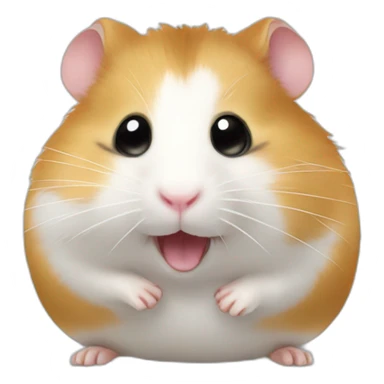 Hamster enceinte sticker