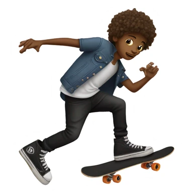 skater boy with bass sticker