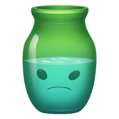 vaso con agua sticker