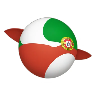 Dragon ball avec drapeau Portugal sticker