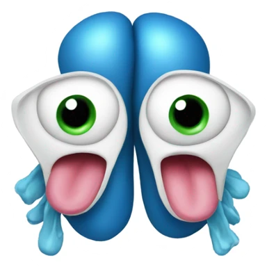 Thyroïde: thyroïd gland with 2 lobes sticker