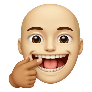 Boca mordiendo un dedo sticker