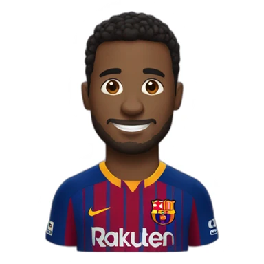 Fc barcelona player sticker