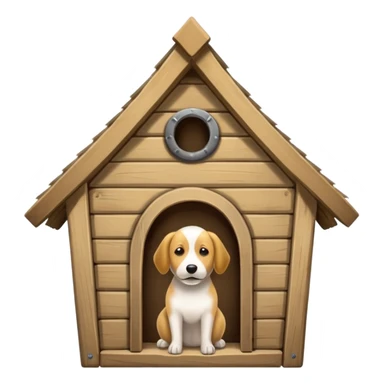 dog huts sticker