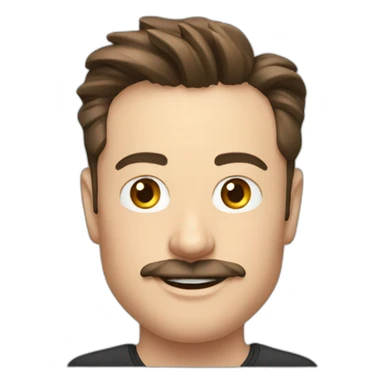 Elon-Musk-toothbrushmustache sticker
