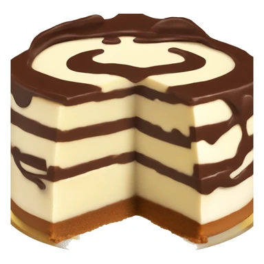 chocolate ny style cheesecake  sticker