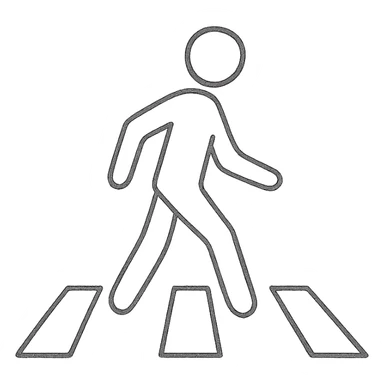 traffic people sticker