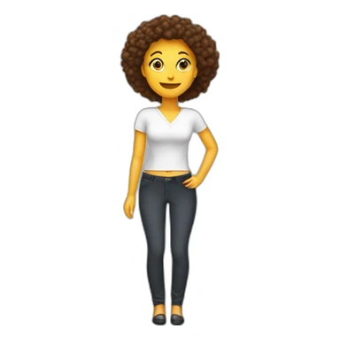 Slim Waist An emoji showing a slim waist to symbolize self-confidence and elegance. sticker