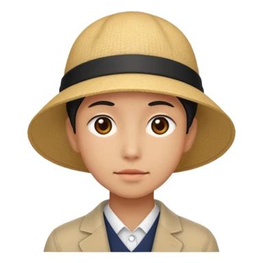 Tokyo in Money Heist, no hat sticker