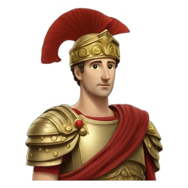 First Roman emperor Octavian August sticker