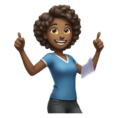  Girl Nailed it on the head sticker