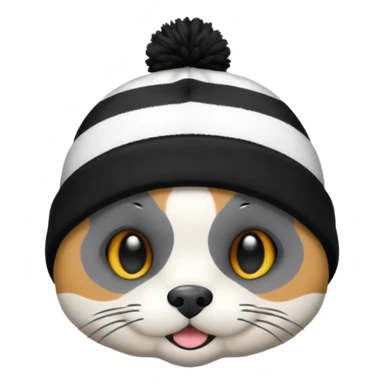 Winter Beanie Pet sticker