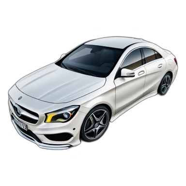 Mercedes CLA sticker