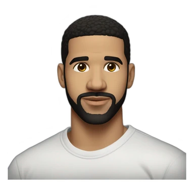 Drake realistic photo quality sticker