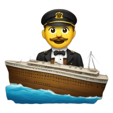 titanic jack on wood sticker