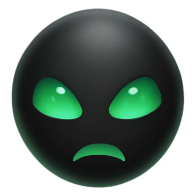 Black mana color mtg game sticker