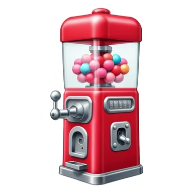 Bubblegum machine sticker