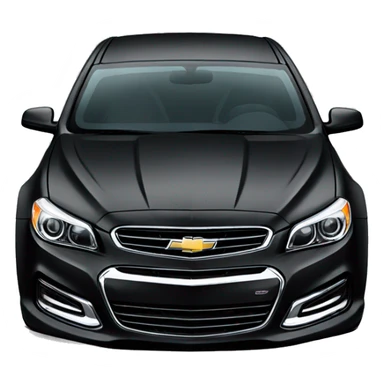 black chevy ss sticker