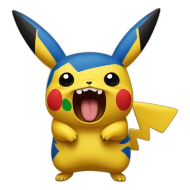 brazilian-pikachu-surprised sticker