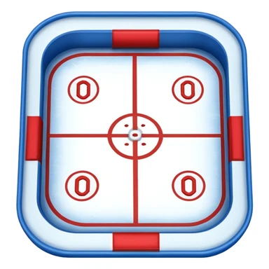 ice hockey field (#00A3E0) and red (#F9423A) sticker