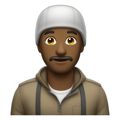 homme déprimé sticker