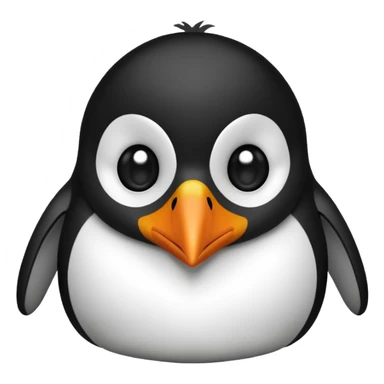 penguin mad sticker