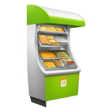 selfservice kiosk food sticker