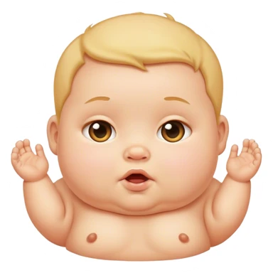 fat baby sticker