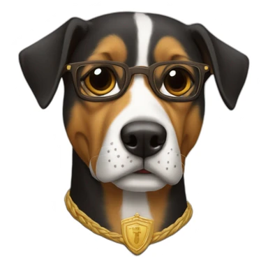 perro pastor belga sticker
