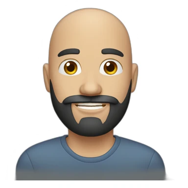 bald-it-guy-with-dark-beard sticker