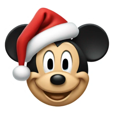 Santa Mickey Mouse  sticker