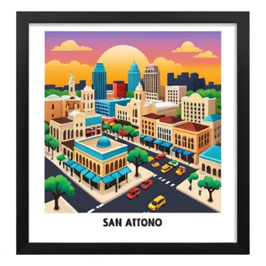 downtown san antonio sticker
