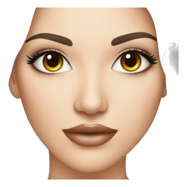 Permanent makeup sticker