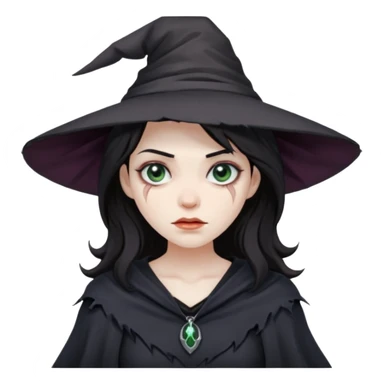 Hanged dead witch sticker