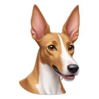 Cara de Perro podenco sticker