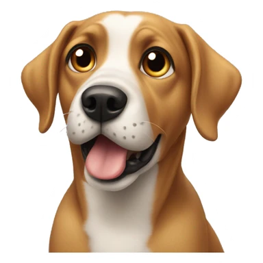 Dog shocked with cover on  sticker