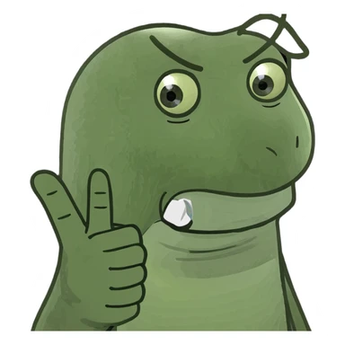 pink middle finger sticker