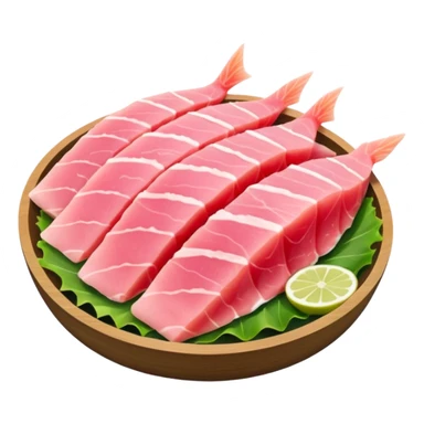light pink sashimi 1 piece  sticker