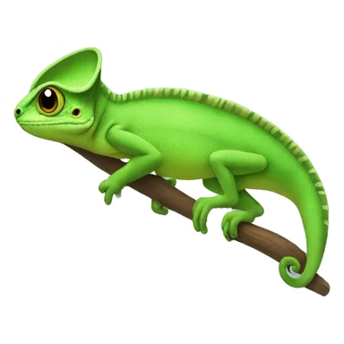 Camaleon green sticker