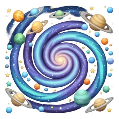 The universe sticker