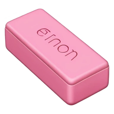 A gum eraser sticker