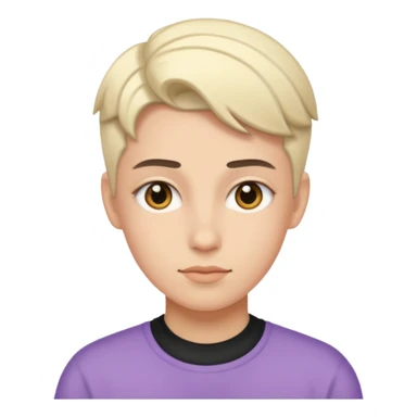 Non binar person sticker