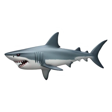 Shark with a Gun sticker