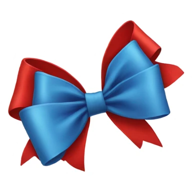 big red bow sticker