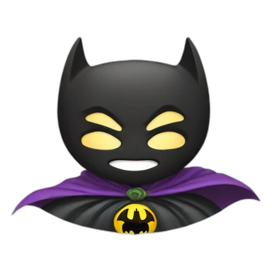 Masked batman teaching an evil witch sticker