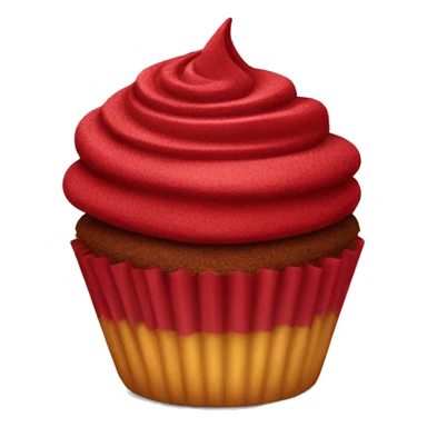 red velvet cupcake sticker