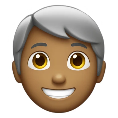 Niño sonriendo sticker