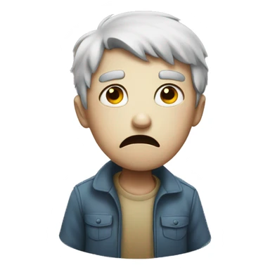 traumatized emoji sticker