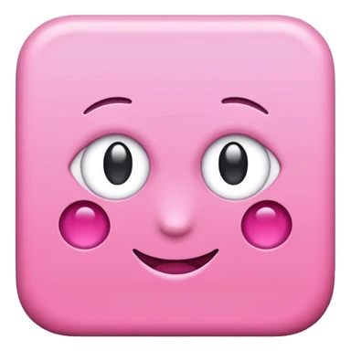 pink simple plan square sticker